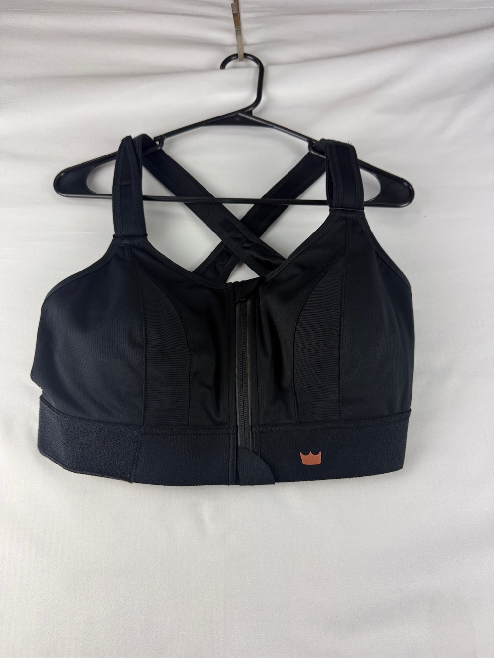 SHEFIT Ultimate Sports Bra Black Women's Size 2Luxe Adjustable NWOT + Wash Bag